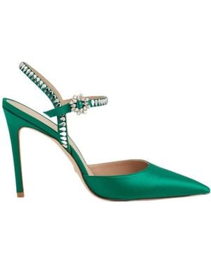 Stuart Weitzman Pointed High-Heeled Sandals - Green