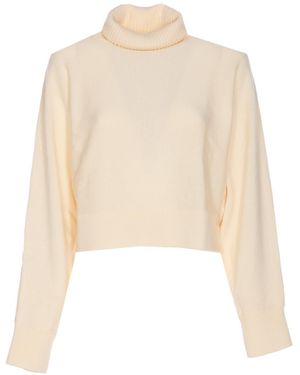 MICHAEL Michael Kors Logo Plaque Jumper - Natural