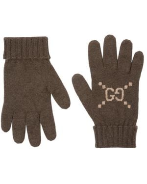 Gucci Gg Jacquard Gloves - Multicolor
