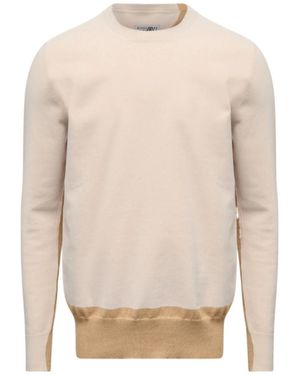 MM6 by Maison Margiela Fused Crewneck Jumper - White