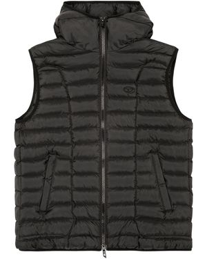 DIESEL W-Temple Gilet - Black
