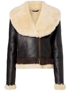 JW Anderson Short Leather Jacket - Black