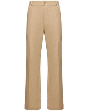 Moncler Tailored Cotton Pants - Natural