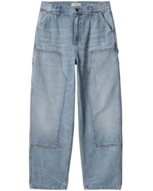 Carhartt W Brandon Double Knee Trousers - Blue