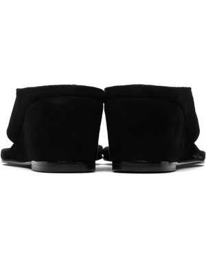 LE17SEPTEMBRE Le17Septembre Suede Wedge Sandals - Black
