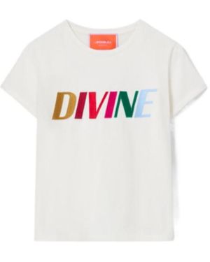 La DoubleJ Embroidered T-Shirt - White