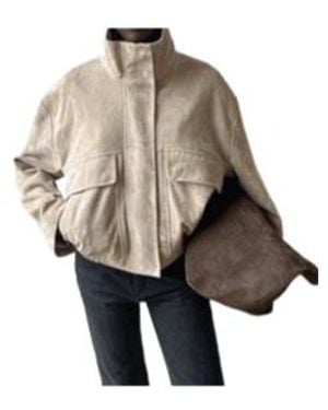 Arma Suede Jacket - Natural