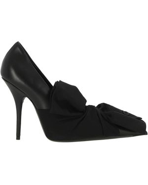 Balenciaga Plain Color Court - Black