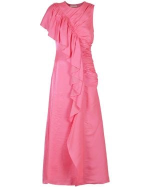 Ulla Johnson Ruffled Midi Dress - Pink