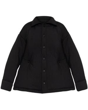 Issey Miyake Pumped-T Button-Fastening Jacket - Black