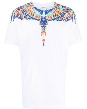 Marcelo Burlon Wings Short-Sleeve T-Shirt - Blue