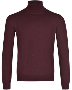 Tagliatore Miles Turtleneck Knitwear - Purple