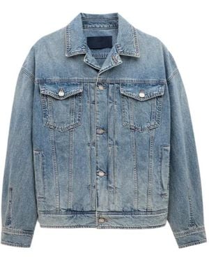 Juun.J Long-Sleeve Denim Jacket - Blue