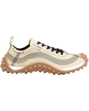 Ami Paris Mirage Contrasted-Stitching Trainers - Natural