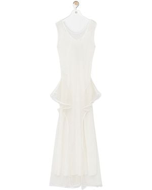 Loewe Fishnet Dress - White