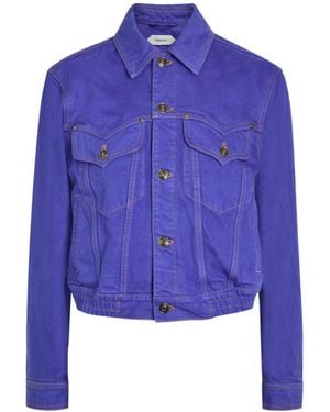 Versace Mid-Rise Straight-Leg Jeans - Blue