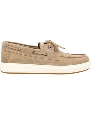 Hogan Almond Toe Lace-Up Shoes - Natural