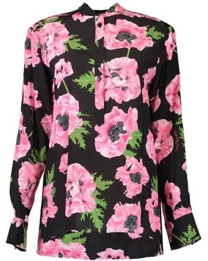 Stella McCartney Poppy-Printed Long Sleeved Shirt - Pink