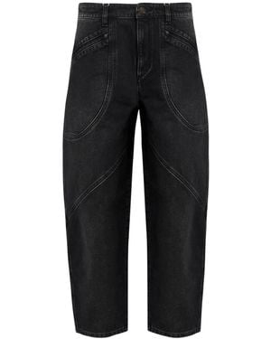 Isabel Marant Simple And Slim-Fit Jeans - Black