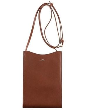 A.P.C. Jamie Crossbody Bag - Brown
