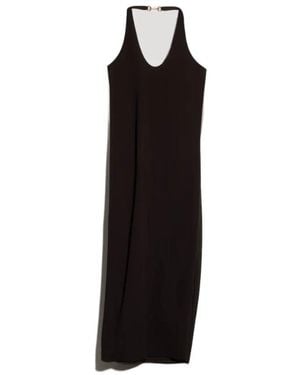 Gucci Viscose Crêpe Jersey Dress With Horsebit - Black