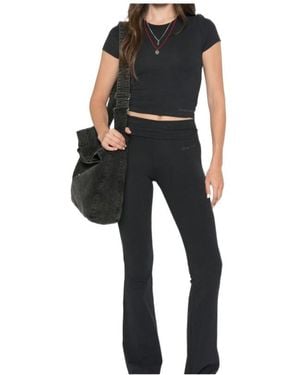 Sporty & Rich Short-Sleeved T-Shirt - Black