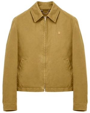 McQueen Skull Embroidered Shirt Jacket - Green