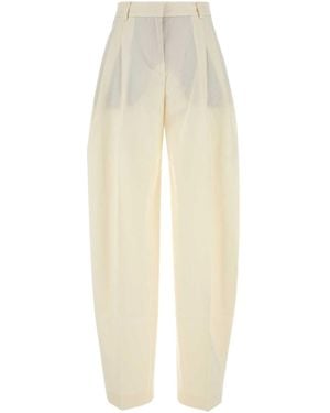 ANDAMANE Tailored High-Waist Trousers - White