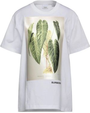 Burberry Printed T-Shirt - White