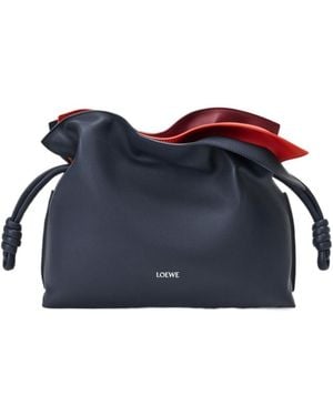 Loewe Medium Layered Flamenco Clutch - Blue