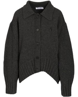The Attico Long-Sleeved Cardigan - Black