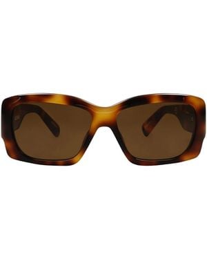 Jacquemus Tortoiseshell-Pattern Sunglasses - Brown