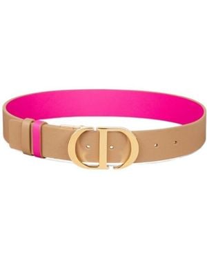 Dior 30Montaigne Reversible Belt - Pink