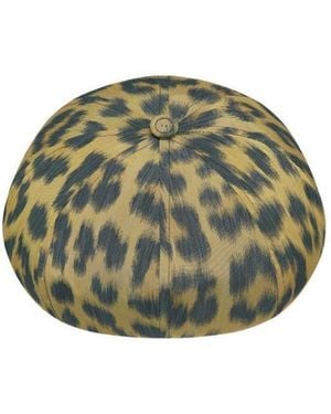 Dior Homme Leopard Printed Beret - Green