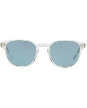 Oliver Peoples Geometrically Framed Sunglasses - Blue