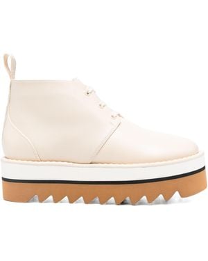 Stella McCartney Sneak-Elyse Boots - White