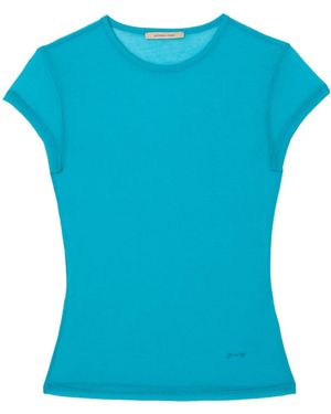 Paloma Wool Crew-Neck Short-Sleeve T-Shirt - Blue