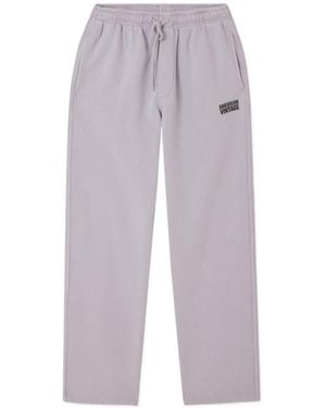 American Vintage Plizzy Drawstring Track Trousers - Grey