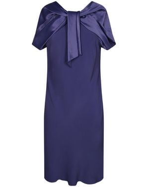 Alberta Ferretti Mid-Length Dress - Blue