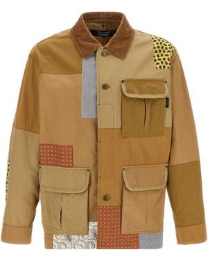 Comme des Garçons Patchwork Jacket - Brown