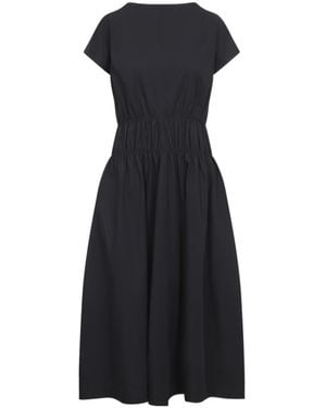 Studio Nicholson Simos Ruched Waist Dress - Black