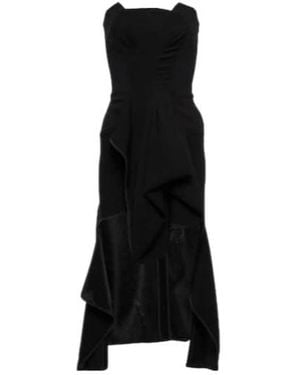 Maticevski Pursuit Ruffle-Trimmed Minidress - Black