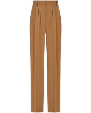Fabiana Filippi Straight-Leg Casual Trousers - Brown