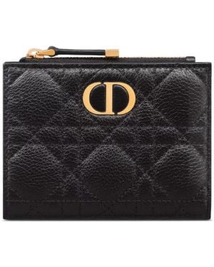 Dior Caro Dahlia Wallet - Black