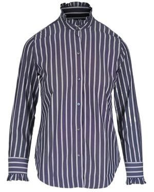 Nili Lotan Striped Shirt - Blue