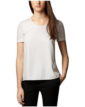 Burberry Round-Necked T-Shirt - White