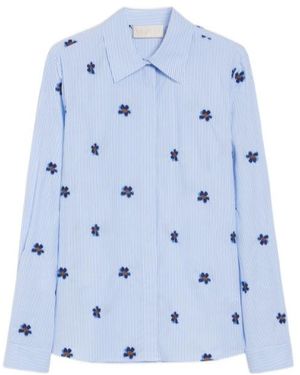 iBlues Embroidered Shirt - Blue