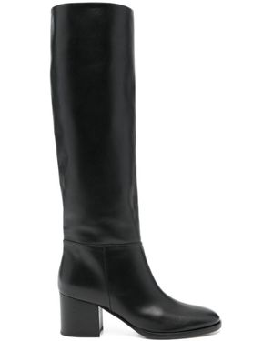 Gianvito Rossi 60Mm Santiago Boots - Black