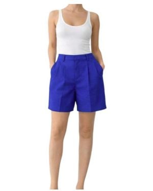 RED Valentino Belt Loop Shorts - Blue