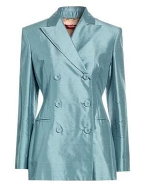 Max Mara Double-Breasted Blazer - Blue